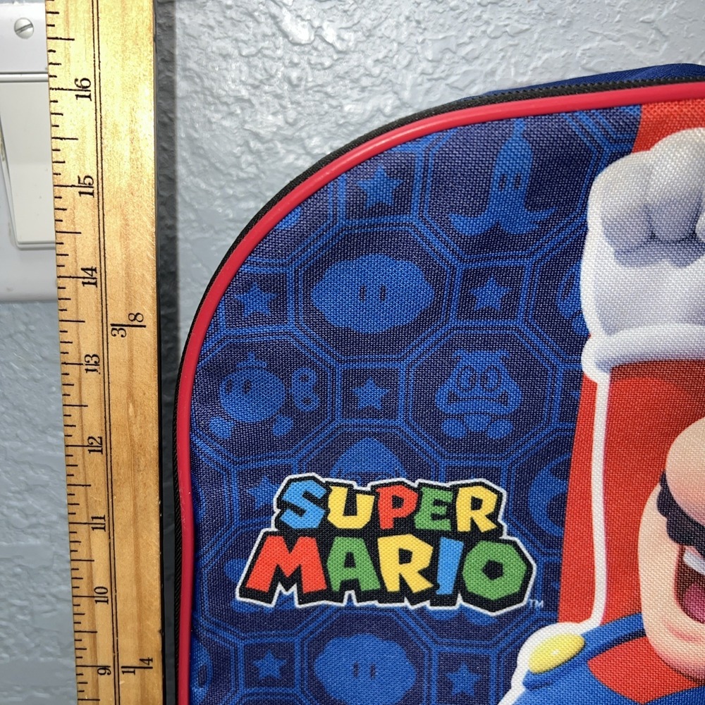 Nintendo Super Mario™ 15" Backpack Medium Lightweight School Travel‎ - Picture 2 of 8